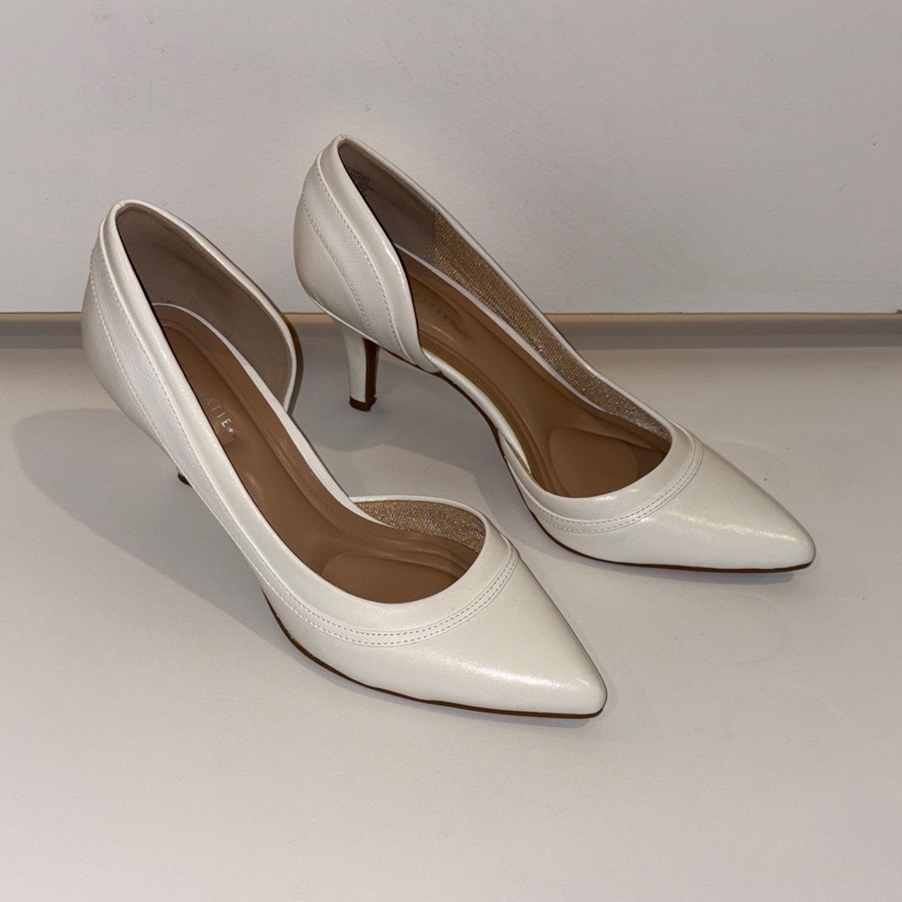 Kelly & Katie White Heels